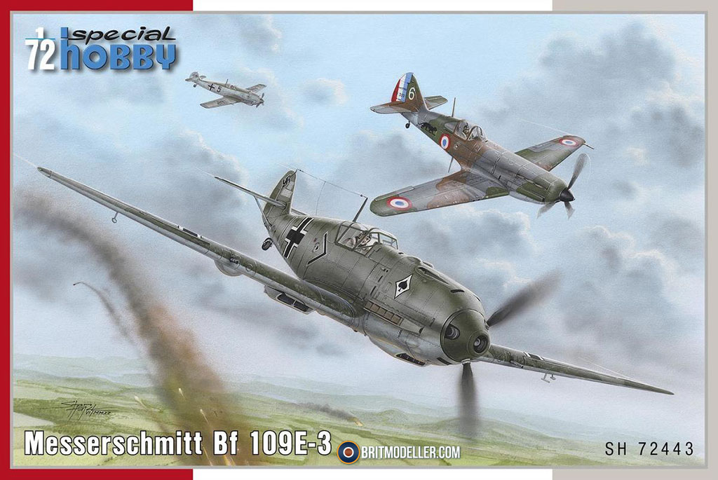 Messerschmitt Bf 109E-3 (SH72443) 1:72 Special Hobby - Kits ...