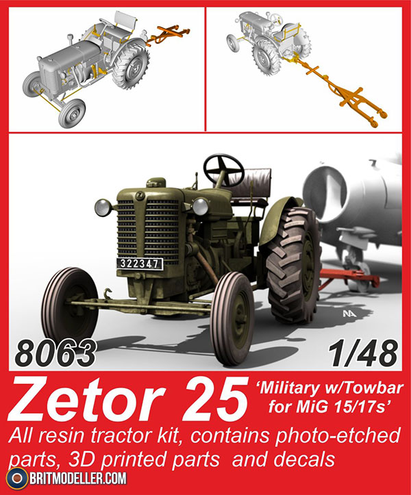 Tractor Zetor Paint By Numbers 