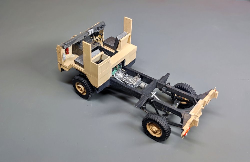 Land Rover, Forward Control Ambulance - 3D printed kit at 1:35 scale ...