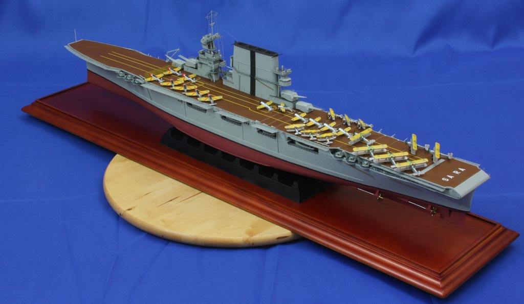 USS Saratoga. Trumpeter 1:350 with Toms Modelworks etch - Ready for ...