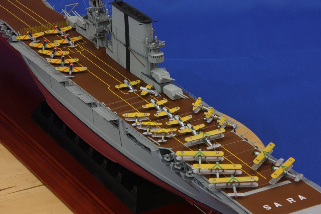USS Saratoga. Trumpeter 1:350 with Toms Modelworks etch - Ready for ...